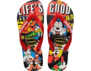 Chinelo Havaianas Top Disney Classic - Branco/Vermelho Atacado