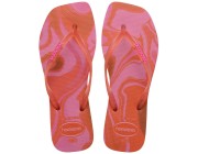 Chinelo Havaianas Slim Square Jelly - Blossom Atacado