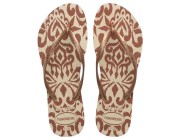 Chinelo Havaianas Slim Classy Essence - Bege Palha Atacado