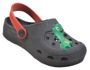 Clog Infantil Pingo Doce EST - Preto/Vermelho Atacado