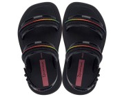 Sandalia Ipanema Glow Baby - Preto/Rosa Atacado