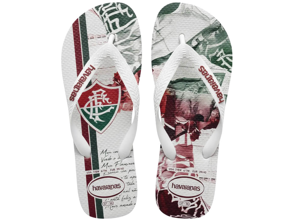 Chinelo Havaianas Top Times Fluminense